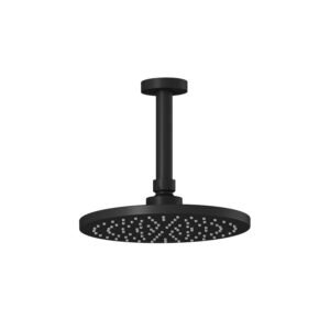8-5/8" Rainshower Shower Head with Vertical Ceiling Arm - Matte Black BF1634-160 Kalia