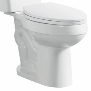 Heron Comfort Height Elongated Toilet Bowl - White B4017E Duval