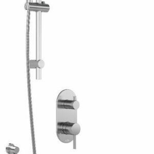 Basico PB4 Pressure Balance Shower System (Less Valve) - Chrome BF1907-110 Kalia