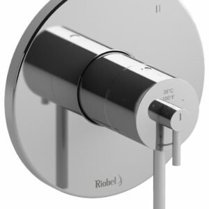 CS 3-Functions Thermostatic Valve Trim - Chrome TCSTM47C RIOBEL