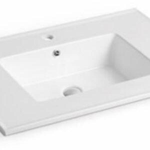 30" x 22" Ceramic Sink Top - White CTB3022NT Duval