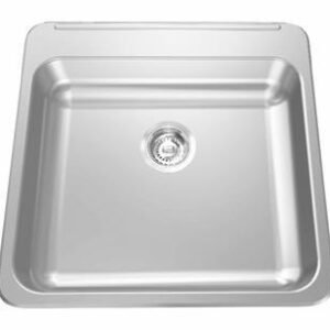 22-1/8" 3-Hole 1 Bowl Drop-In Kitchen Sink - Stainless Steel ALBS7006P-1-3 Franke
