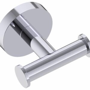 Circo Double Robe Hook - Polished Chrome 365132-99 Kartners