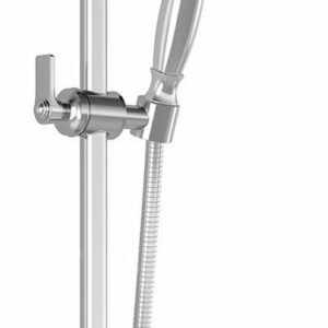 Rustik 1-Function Hand Shower with Wall Bar - Chrome BF1529-110 Kalia