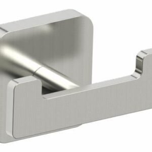 Milan Double Robe Hook - Brushed Nickel 254132-81 Kartners