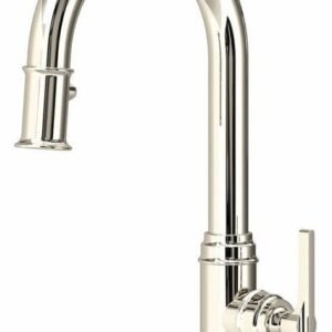 Southbank Bar/Prep Kitchen Faucet with Pulldown Spray - Polished Nickel U.SB65D1LMPN Perrin & Rowe