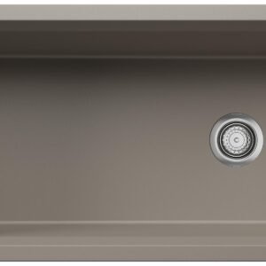 Inteos 30 1 Bowl Silgranit Undermount Kitchen Sink - Truffle 403880 Blanco