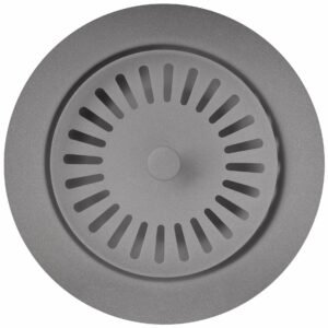 Metal Waste Flange for Garbage Disposal - Metallic Gray 240335 Blanco