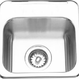 13-5/8" 1-Hole 1 Bowl Drop-In Kitchen Sink - Stainless Steel LBS9106-1-1 Franke