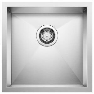 Quatrus U 1 Bowl Undermount Bar Sink - Stainless 401245 Blanco