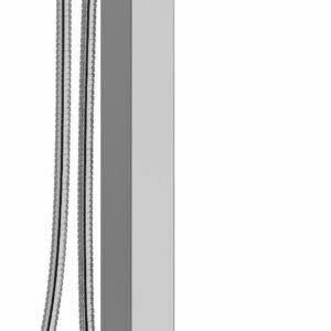 Reflet Single Hole Floor Mount Tub Filler Trim - Chrome TRF39C RIOBEL