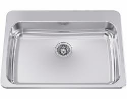 30-1/8" 1 Bowl Drop-In Kitchen Sink - Stainless Steel ALBS7805P-1 Franke