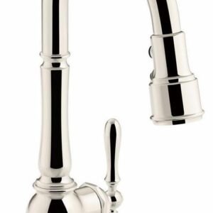 Artifacts Kitchen Faucet with 16" Pulldown 3-Function Spray - Vibrant Polished Nickel 99261-SN Kohler