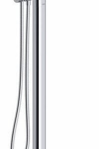 Fresk Thermostatic Floor Mount Tub Filler Trim - Chrome TFR39C RIOBEL