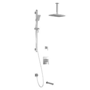 Grafik TD3 Premia Thermostatic Shower System with Vertical Ceiling Arm (less Valves) - Chrome BF1611-110-201 Kalia