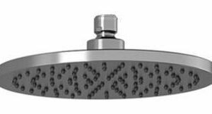 Generic 8.5" Round Rainshower Shower Head - Pure Nickel 104287-125 Kalia
