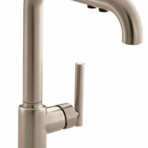 Purist Kitchen Faucet with Pullout Spray - Vibrant Brushed Bronze 7505-BV Kohler