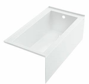 Wellbrook 60" x 32" Alcove Tub with RH Drain - White AC3637R-0 Hytec
