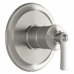 Rustik Thermostatic Valve Trim - Pure Nickel 103616-125 Kalia