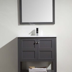 Shaker 30" Vanity (Cabinet Only) - Rock Grey DC220-30RG Duval