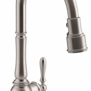 Artifacts Kitchen Faucet with Pulldown Spray - Vibrant Stainless 99259-VS Kohler