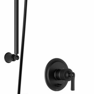 Rustik PB2 Pressure Balance Tub and Shower System (Less Valve) - Black BF1516-165 Kalia