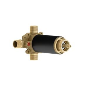 2-Way Thermostatic Coaxial Rough-In Valve with Diverter - Matte Black 103994-160 Kalia