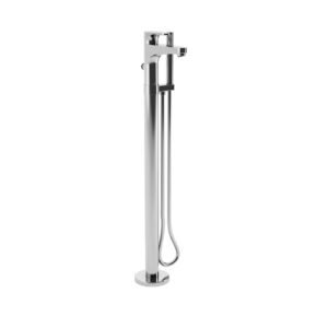 Kontour 2-Piece Floor Mount Tub Filler with Hand Shower - Chrome BF1288-110 Kalia