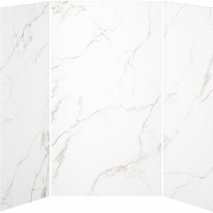 36 x 48 x 36 3-Panel Shower Wall Kit for Alcove Installation - Mineral 510 Gloss WA2010-510-001 Kalia