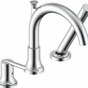 Trinsic Roman Tub Faucet Trim with Hand Shower - Chrome T3759 Delta