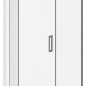 Distink (Box 1 of 2) 36" x 77" Pivot Shower Door for Corner Installation - Chrome DR1743-110-003 Kalia