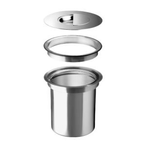 Solon Compost System - Stainless 512471 Blanco