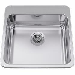 22-1/8" 1 Bowl Drop-In Kitchen Sink - Stainless Steel LBS7008P-1 Franke