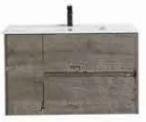 Alden Vanity 36" x 18" 2-Drawer Vanity (Cabinet Only) - Plaid Grey DC2218-36GRY Duval