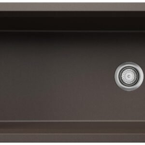 Inteos 30 1 Bowl Silgranit Undermount Kitchen Sink - Cafe 403881 Blanco
