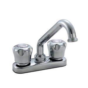 2-Handle Laundry Faucet with Fluted Handles - Chrome 82907 Waltec