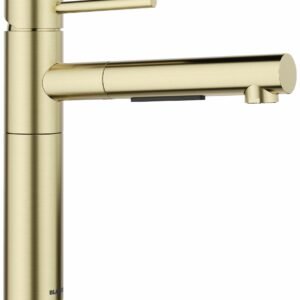 Alta II Kitchen Faucet with Pullout Spray - Satin Gold 527561 Blanco