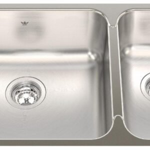 Steel Queen 30-7/8" 1.5 Bowl Undermount Sink - Stainless Steel QCUA1831R-8 Kindred