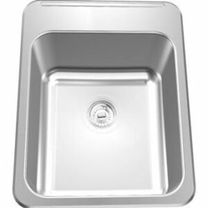 16-1/8" 3-Hole 1 Bowl Drop-In Kitchen Sink - Stainless Steel LBS6410PCB-1-3 Franke