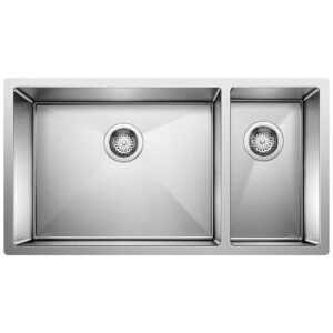 Radius 10 U 1.5 Bowl Undermount Sink - Stainless 400454 Blanco