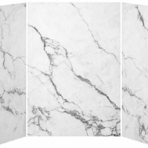 32 x 60 x 32 3-Panel Shower Wall Kit for Alcove Installation - Mineral 500 Gloss WA2012-500-001 Kalia