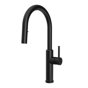 Enora Diver Kitchen Faucet with Pulldown Spray - Matte Black KF1967-160 Kalia