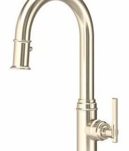 Southbank Bar/Prep Kitchen Faucet with Pulldown Spray - Satin Nickel U.SB65D1LMSTN Perrin & Rowe