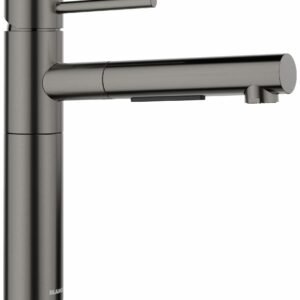 Alta II Kitchen Faucet with Pullout Spray - Satin Dark Steel 527562 Blanco