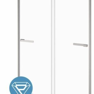 Akcess 2.0 (Door 1 of 2) 60" x 79" Internal Mobile Panel Sliding Shower Door - Pure Nickel DR2073-125-005 Kalia