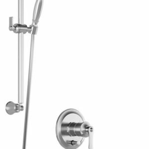 Rustik PB4 Pressure Balance Shower System with Vertical Ceiling Arm (less valve) - Chrome BF1517-110-001 Kalia