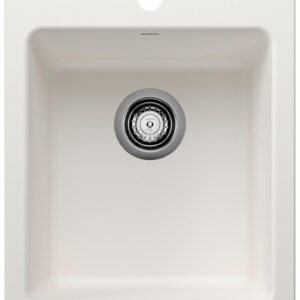 Liven 17 1 Bowl Dual Mount Bar Sink - White 403669 Blanco