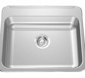 22-1/8" 1-Hole 1 Bowl Drop-In Kitchen Sink - Stainless Steel ALBS4005P-1-1 Franke