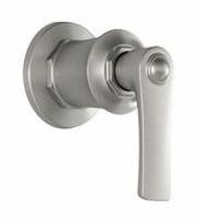 Rustik Volume Control Valve Trim - Pure Nickel 103618-125 Kalia