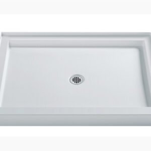 Kendale 48" x 36" Center Drain Shower Base - White ACR3783-0 Hytec